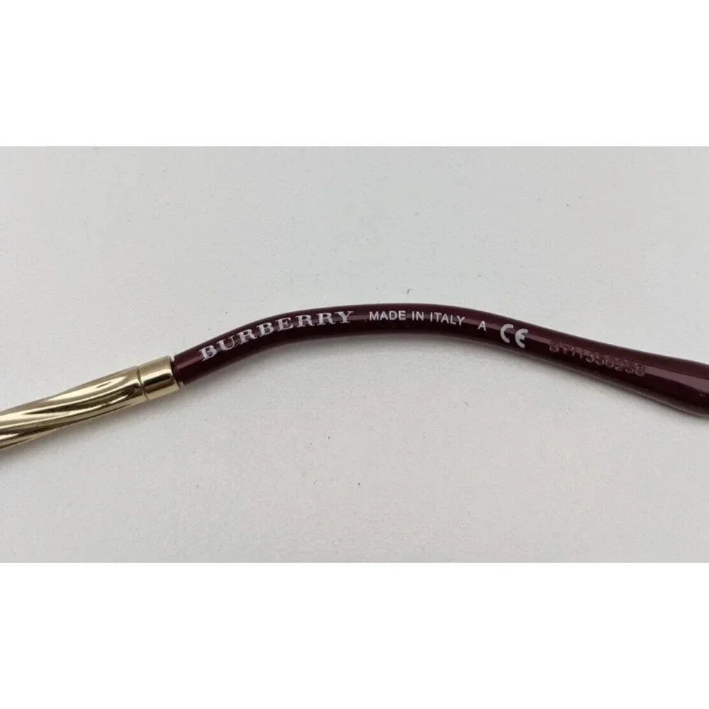 🕶️Made in Italy! Burberry B1290 3403 Eyeglasses 54/15 140 /KAG304🕶️ - Picture 6 of 10